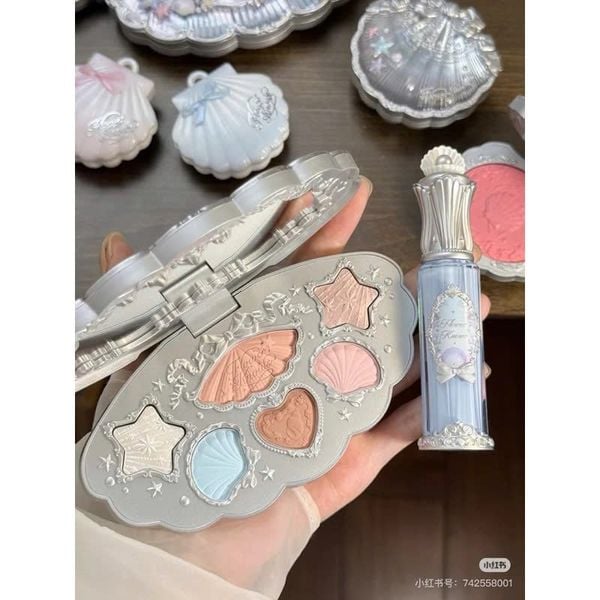 FLOWER KNOWS Shell's Jewel Collection 6 - Color Eyeshadow Palette Bảng Mắt