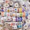 Sticker cuộn 500 miếng về nhiều mẫu