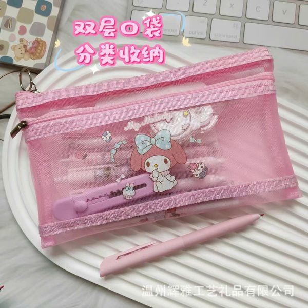 Túi lưới b6 2 ngăn