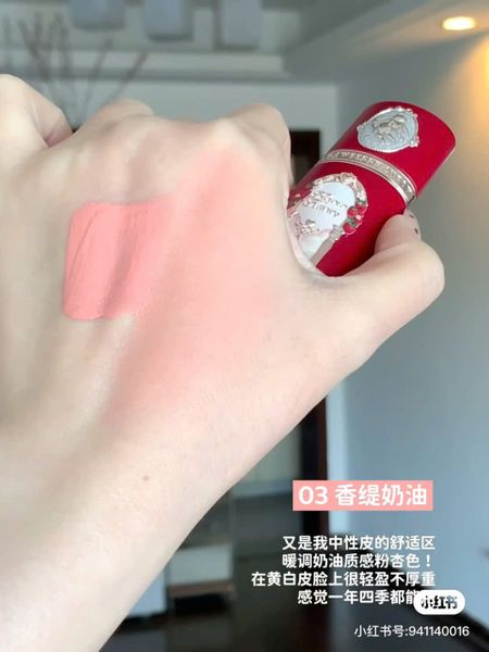 Má Hồng Kem Flower Knows Strawberry Cupid Collection Liquid Blush 7G
