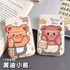 Gương da gấp gọn cún cute