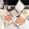 Gương da gấp gọn cún cute