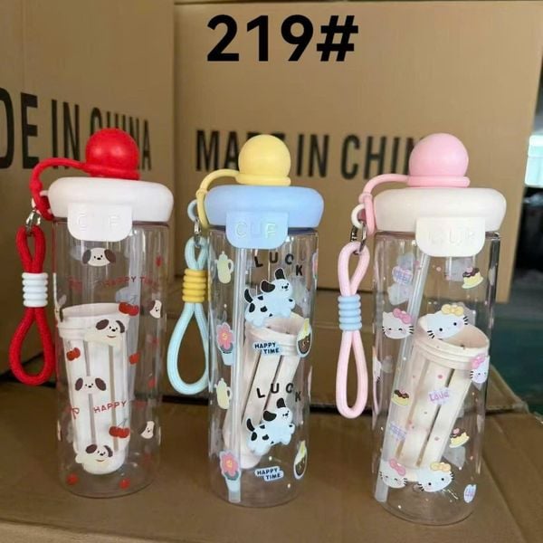 Bình nhựa 219 600ml kèm dây