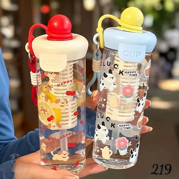 Bình nhựa 219 600ml kèm dây