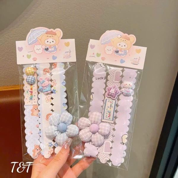 Set 3c dán mái dài TE hoa phồng
