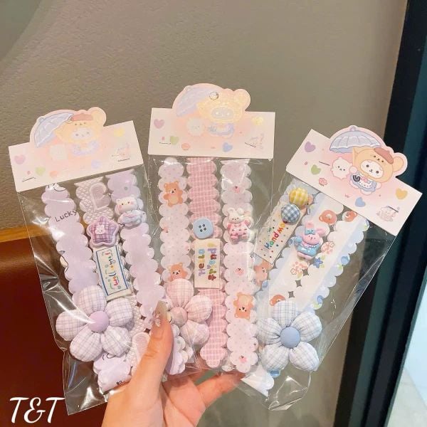 Set 3c dán mái dài TE hoa phồng