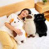 Gối ôm mèo nâu - vàng 70cm