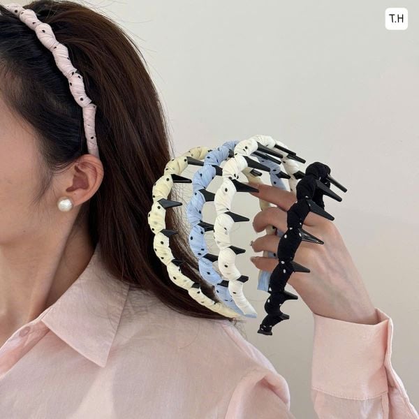 Xược cuốn vải chấm bi nhiều màu