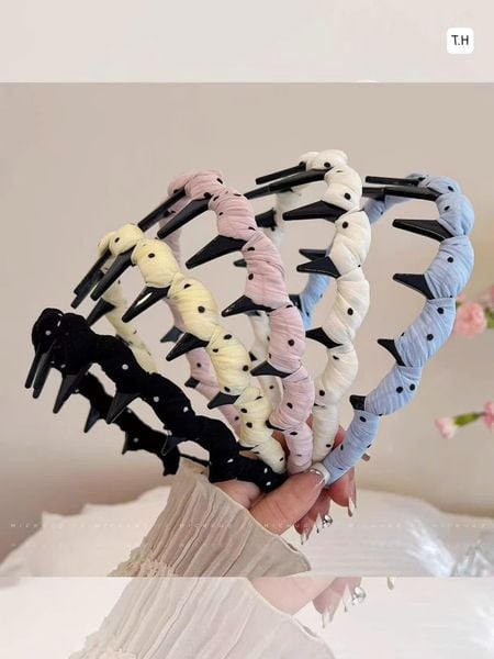 Xược cuốn vải chấm bi nhiều màu