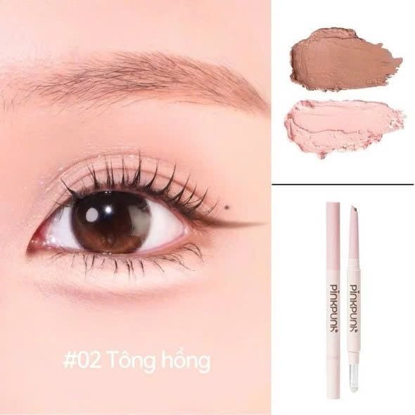 BÚT KẺ BỌNG MẮT PINK PUNK Tone 02 :Màu Hồng