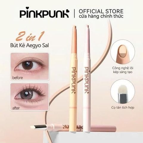 BÚT KẺ BỌNG MẮT PINK PUNK Tone 02 :Màu Hồng