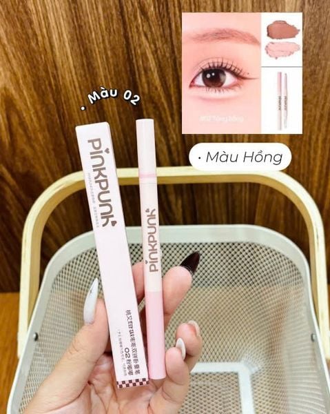 BÚT KẺ BỌNG MẮT PINK PUNK Tone 02 :Màu Hồng
