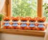 Cáo Cam mặc yếm , đeo kính 25cm m27