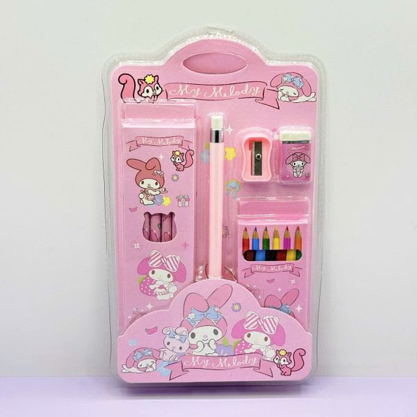 Set bút chì + bút màu 5 món