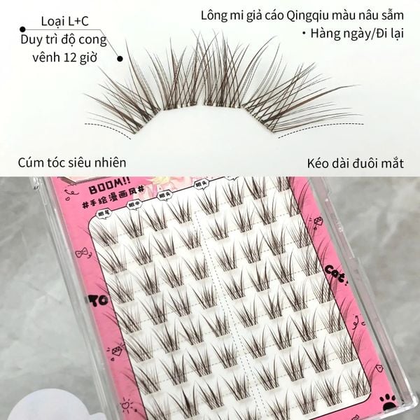 MaiDew Mi Giả Sẵn Keo 8 Hàng Mi Cáo Nhạt - MAID02