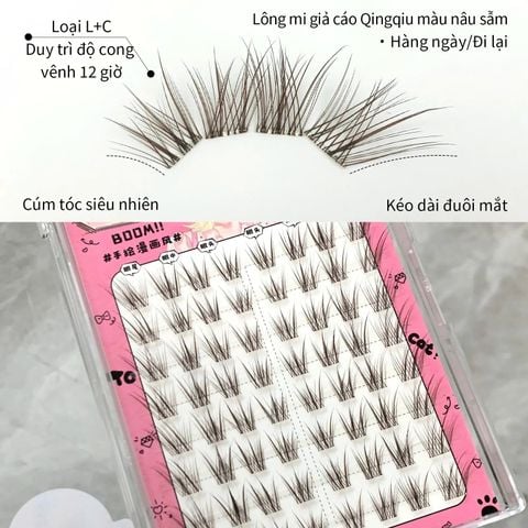 MaiDew Mi Giả Sẵn Keo 8 Hàng Mi Cáo Nhạt - MAID02
