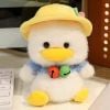 Gấu Bông con vật đội mũ vàng nơ, đeo chuông 25cm m28