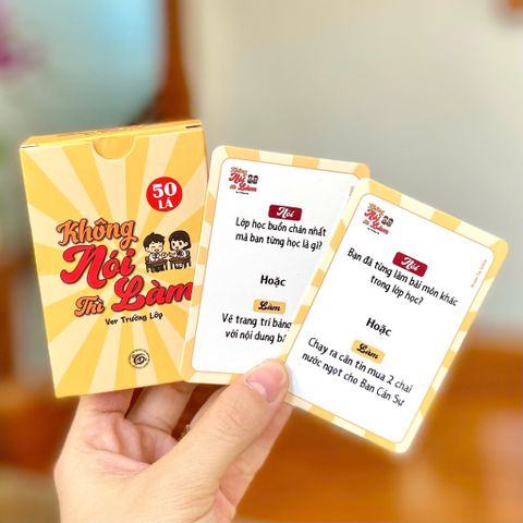 Bài không nói thì làm VER trường lớp --50 lá