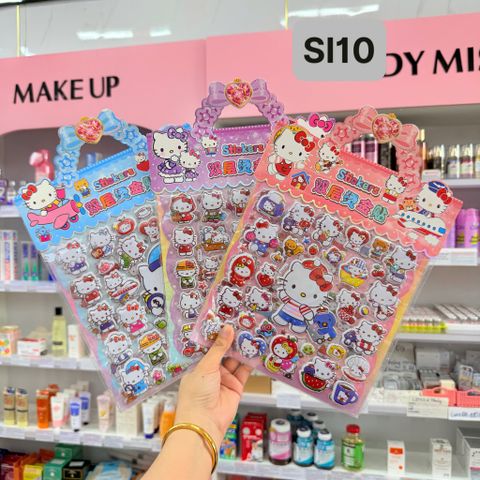 Sticker nổi quai xách kitty