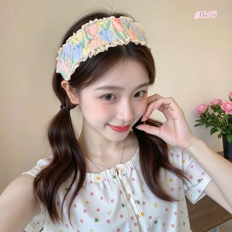 Dán mái hoa tiểu thư size Đại 6cm