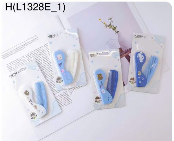 Gương lược gấp gọn tone xanh