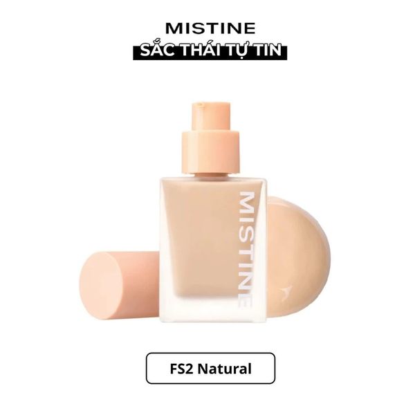 Kem nền che khuyết điểm, kiềm dầu dạng lỏng chính hãng Thái Lan Mistine Semi Matte Velvet Liquid Foundation 35g