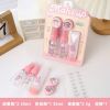 Bộ chiết mỹ phẩm cute xanh hồng 6 chi tiết