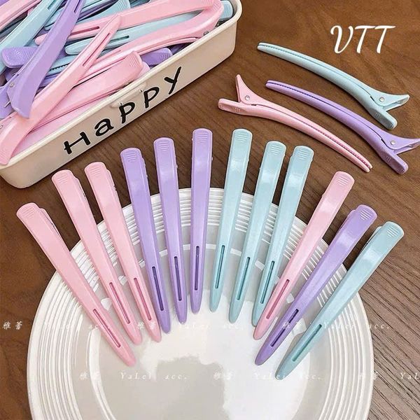 Kẹp mỏ vịt dài màu trơn