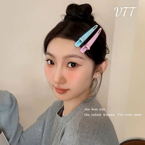 Kẹp mỏ vịt dài màu trơn