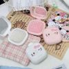 Gương lược kitty gấp gọn hồng trắng