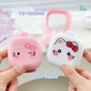 Gương lược kitty gấp gọn hồng trắng