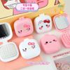 Gương lược kitty gấp gọn hồng trắng