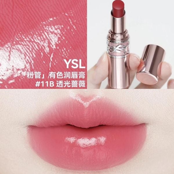 Son Bóng Dưỡng Ẩm YSL Loveshine Candy Glow Lip Balm #11B Berry Lolly