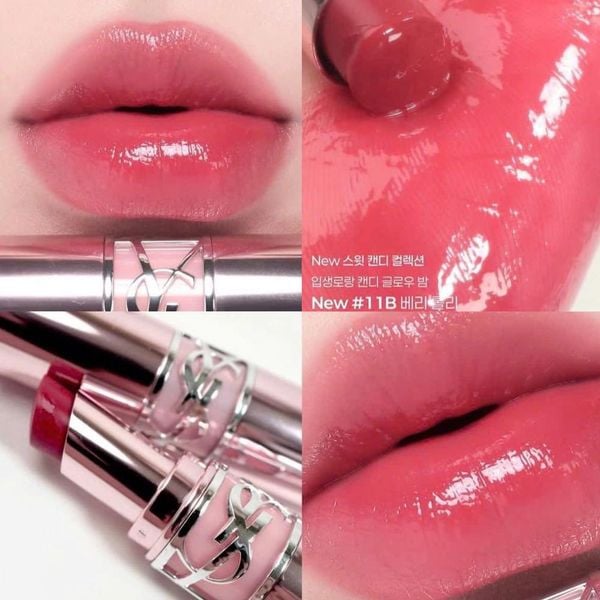 Son Bóng Dưỡng Ẩm YSL Loveshine Candy Glow Lip Balm #11B Berry Lolly