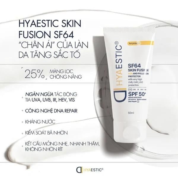 Kem Chống Nắng Hyaestic SF64 Skin Fusion Sun And Pollution Protector Bảo Vệ Da