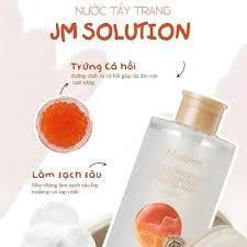 Nước Tẩy trang JM Solution Water Luminous Salmon Repair Cleansing Water Special 500ml