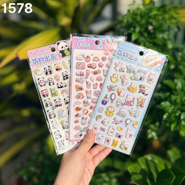 Sticker nổi 1578