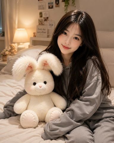 Thỏ chạy bộ tai dựng 50cm