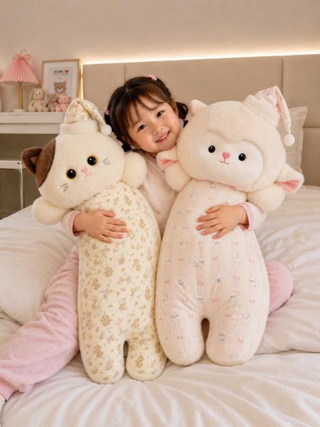 Gối ôm các con vật bụng họa tiết 100cm