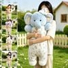 Gối ôm các con vật bụng họa tiết 100cm