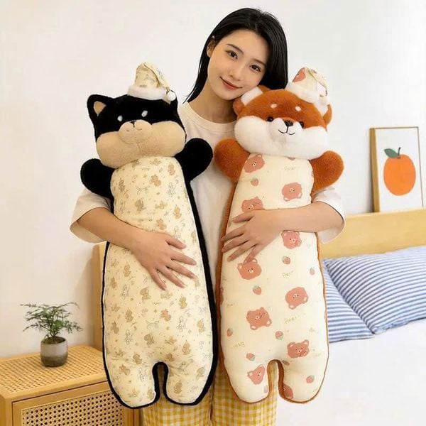 Gối ôm các con vật bụng họa tiết 100cm