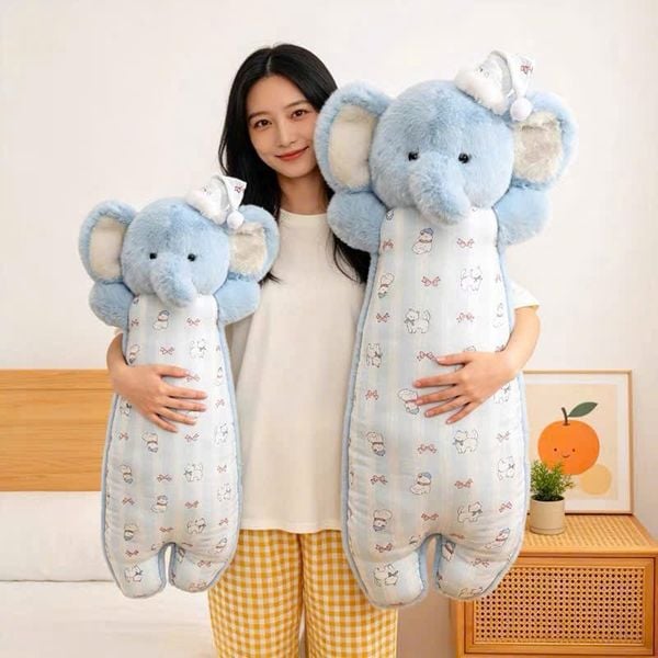 Gối ôm các con vật bụng họa tiết 100cm