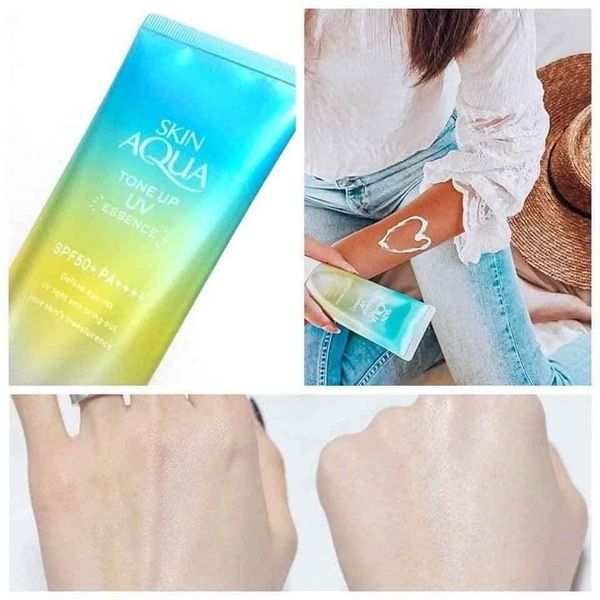 Tinh chất chống nắng hiệu chỉnh sắc da - Sunplay Skin Aqua Tone Up UV Essence Mint Green