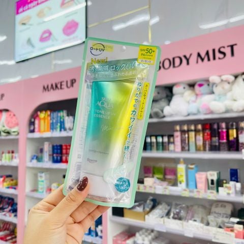 Tinh chất chống nắng hiệu chỉnh sắc da - Sunplay Skin Aqua Tone Up UV Essence Mint Green