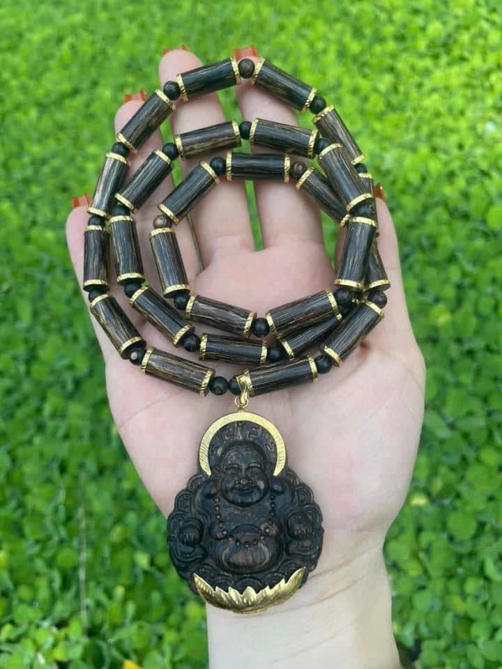 Combo dây chuyền sánh chìm trúc 6li bọc vàng 5k