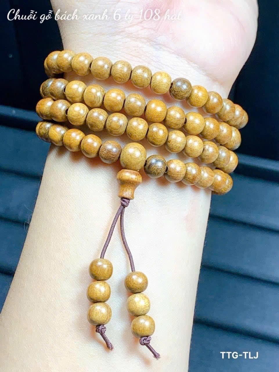 Chuỗi bách xanh 108 hạt và vòng tay bách xanh tự nhiên – thơm ngát trọn đời