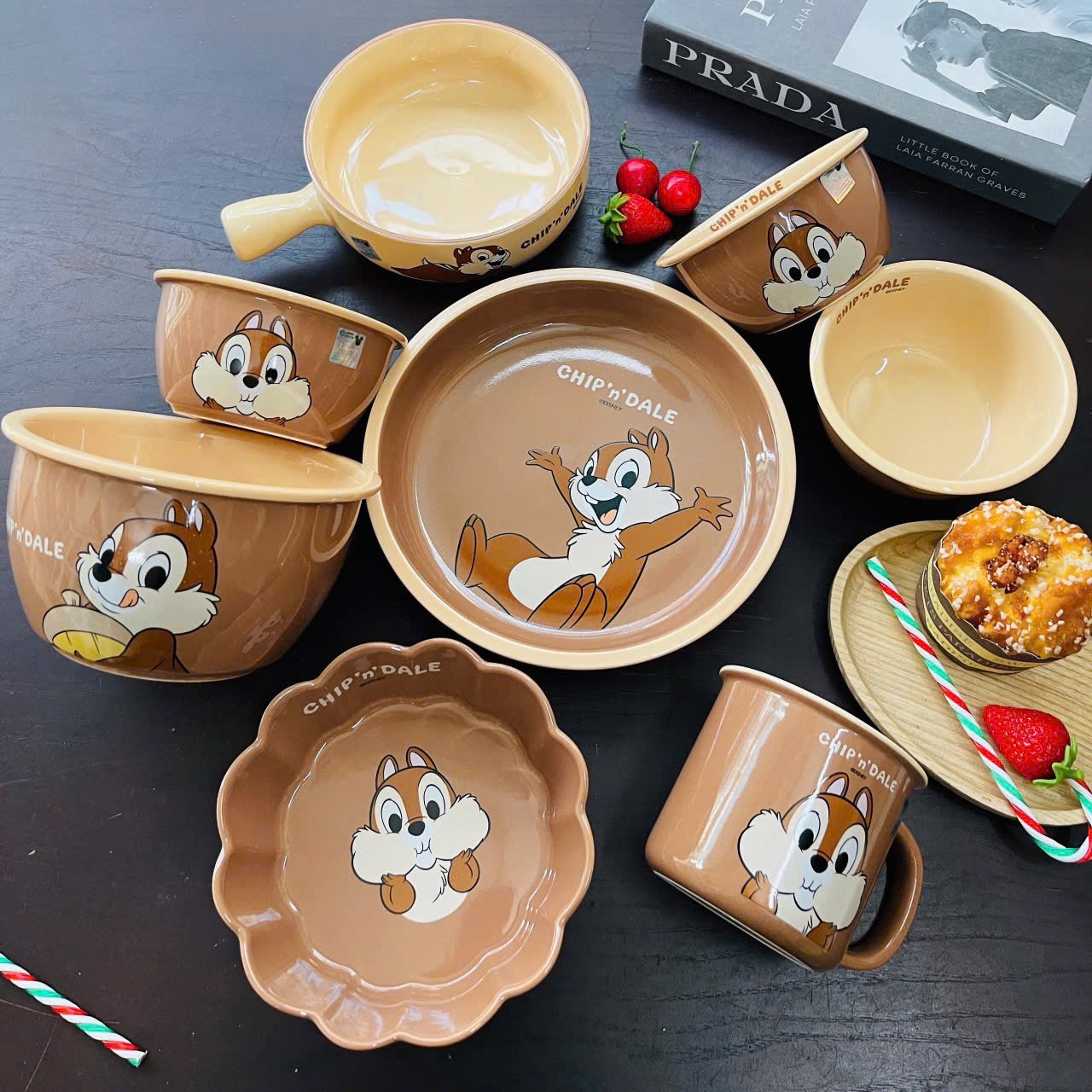 Set bát sóc chuột 8 chi tiết