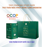  Trà thảo mộc Phúc Hưng Long Premium Hộp 20 túi lọc Xáo Tam Phân chính hãng 