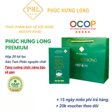  Trà thảo mộc Phúc Hưng Long Premium Hộp 20 túi lọc Xáo Tam Phân chính hãng 
