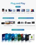  Hub chuyển đổi BYEASY 7-IN-1 USB-C: 4K HDMI, SD/TF Reader, 100W PD Ultra Slim Adapter 